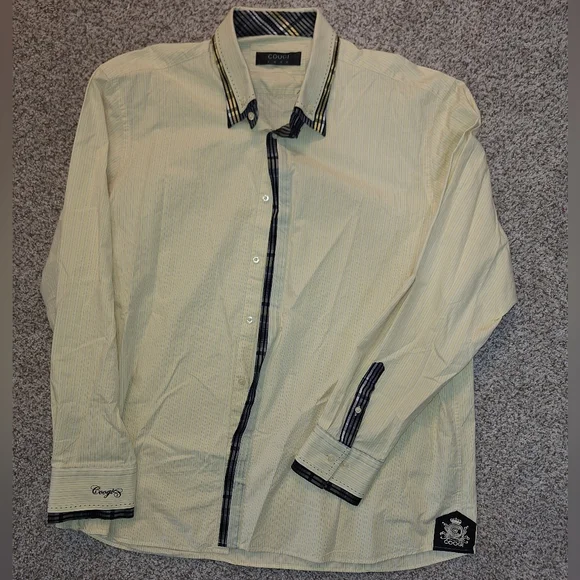 coogi luxe dress shirts COOGI Silk Shirt in Blues